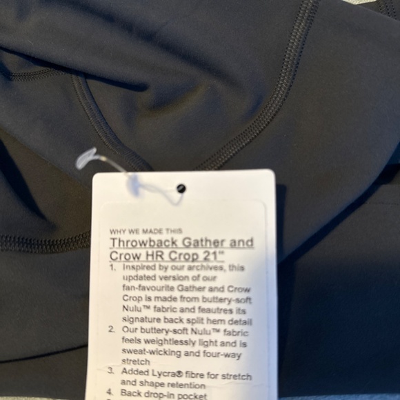 Lululemon Crop Leggings - Picture 3 of 3